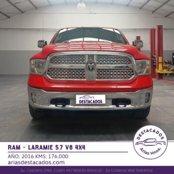 DODGE RAM 1500 – 4X4 LARAMIE 5.7 V8 AT 2016