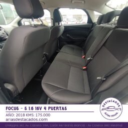FOCUS S 1.6 16v 4 Puertas – 2018 lleno