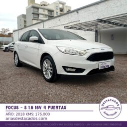 FOCUS S 1.6 16v 4 Puertas – 2018 lleno