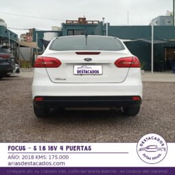 FOCUS S 1.6 16v 4 Puertas – 2018 lleno