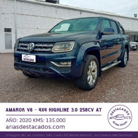 AMAROK V6 4X4 HIGHLINE 3.0 258cv AT – 2020