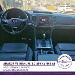 AMAROK V6 HIGHLINE 3.0  258 CV 4X4 AT – 2020 lleno