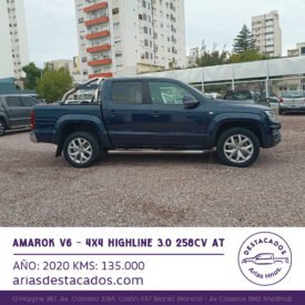 AMAROK V6 4X4 HIGHLINE 3.0 258cv AT – 2020