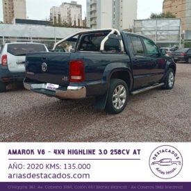 AMAROK V6 4X4 HIGHLINE 3.0 258cv AT – 2020