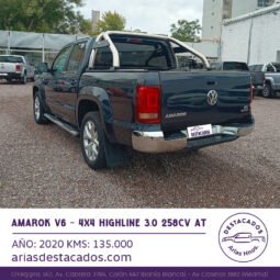 AMAROK V6 4X4 HIGHLINE 3.0 258cv AT – 2020 lleno