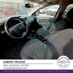 SANDERO PRIVILEGE – 2018 lleno