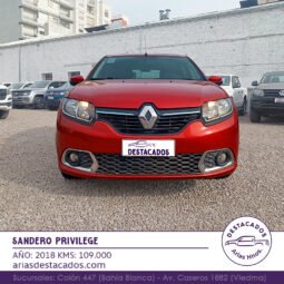 SANDERO PRIVILEGE – 2018 lleno