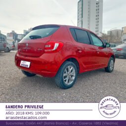 SANDERO PRIVILEGE – 2018 lleno