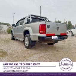 AMAROK 4X2 TRENDLINE 180cv – 2016 lleno