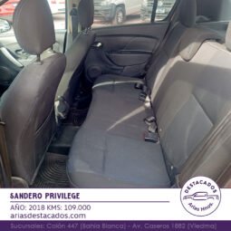 SANDERO PRIVILEGE – 2018 lleno