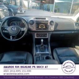 AMAROK 4X4 HIGHLINE PK 180cv AT – 2016 lleno