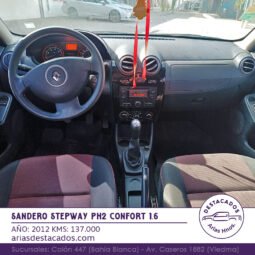 SANDERO STEPWAY PH2 CONFORT 1.6 – 2012 lleno