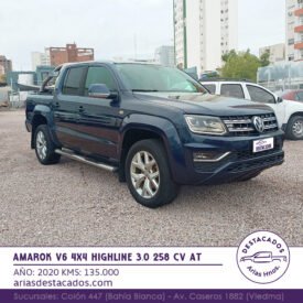 AMAROK V6 4X4 HIGHLINE 3.0 258cv AT – 2020