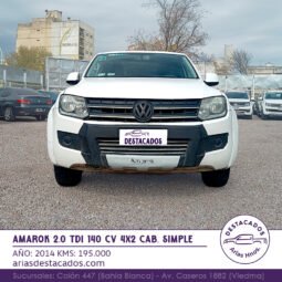 AMAROK 2.0 TDI 140 CV 4X2 CAB. SIMPLE – 2014 lleno
