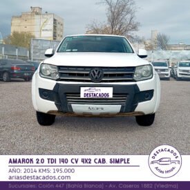 AMAROK 2.0 TDI 140 CV 4X2 CAB. SIMPLE – 2014