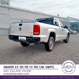 AMAROK 2.0 TDI 140 CV 4X2 CAB. SIMPLE – 2014