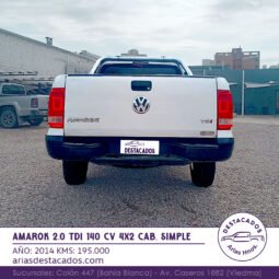 AMAROK 2.0 TDI 140 CV 4X2 CAB. SIMPLE – 2014 lleno