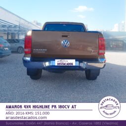 AMAROK 4X4 HIGHLINE PK 180cv AT – 2016 lleno