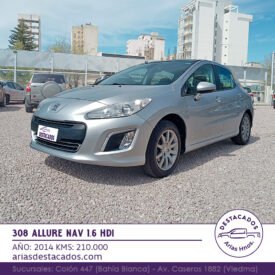308 ALLURE NAV 1.6 HDI – 2014