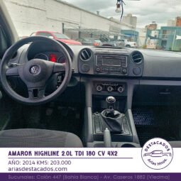 AMAROK HIGHLINE 2.0 180 CV 4X2 2014 lleno
