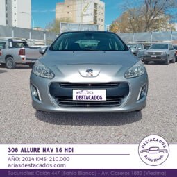 308 ALLURE NAV 1.6 HDI – 2014 lleno