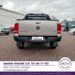 AMAROK HIGHLINE 2.0 180 CV 4X2 2014 lleno