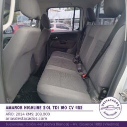 AMAROK HIGHLINE 2.0 180 CV 4X2 2014 lleno