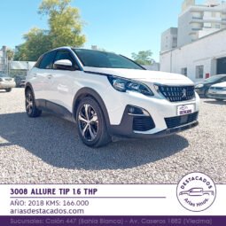 3008 ALLURE TIP 1.6 THP 2018 lleno