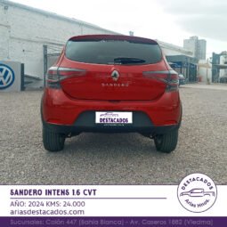 SANDERO INTENS 1.6 CVT – 2024 lleno