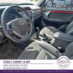 TIGGO 3 LUXURY 1.6 M/T – 2018 lleno