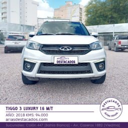 TIGGO 3 LUXURY 1.6 M/T – 2018 lleno
