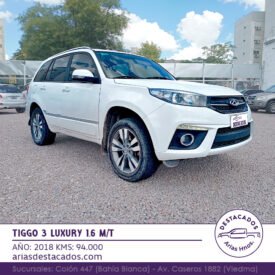 TIGGO 3 LUXURY 1.6 M/T – 2018