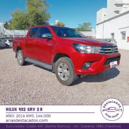 HILUX 4X2 SRV 2.8 – 2016 lleno