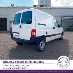 BERLINGO FURGON 1.6 HDI BUSINESS – 2018 lleno