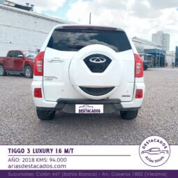 TIGGO 3 LUXURY 1.6 M/T – 2018 lleno