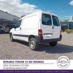 BERLINGO FURGON 1.6 HDI BUSINESS – 2018 lleno