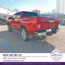 HILUX 4X2 SRV 2.8 – 2016 lleno