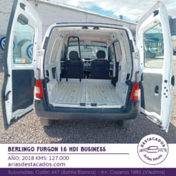 BERLINGO FURGON 1.6 HDI BUSINESS – 2018 lleno