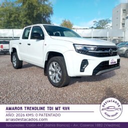 AMAROK 4X4 TRENDLINE 2.0 180c – 2026 lleno