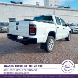 AMAROK 4X4 TRENDLINE 2.0 180c – 2026 lleno