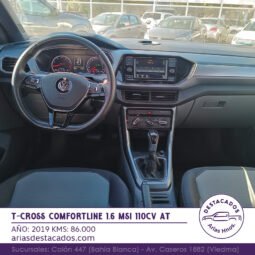 T-CROSS COMFORTLINE 1.6 MSI AT – 2019 lleno