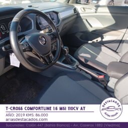 T-CROSS COMFORTLINE 1.6 MSI AT – 2019 lleno