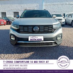 T-CROSS COMFORTLINE 1.6 MSI AT – 2019 lleno