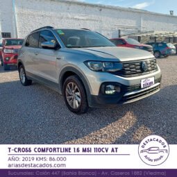 T-CROSS COMFORTLINE 1.6 MSI AT – 2019 lleno