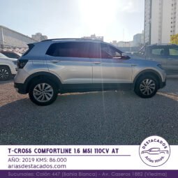 T-CROSS COMFORTLINE 1.6 MSI AT – 2019 lleno