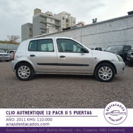 CLIO AUTHENTIQUE 1.2 PACK II 5 PUERTAS – 2011