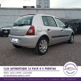CLIO AUTHENTIQUE 1.2 PACK II 5 PUERTAS – 2011