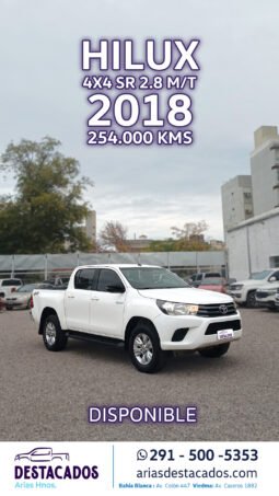 HILUX * 4X4 SR 2.8 MT – 2018 lleno