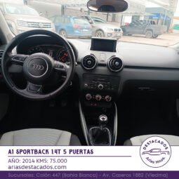 A1 SPORTBACK 1.4T 5 PUERTAS – 2014 lleno