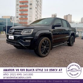 AMAROK V6 4X4 BLACK STYLE 3.0 258cv AT – 2021
